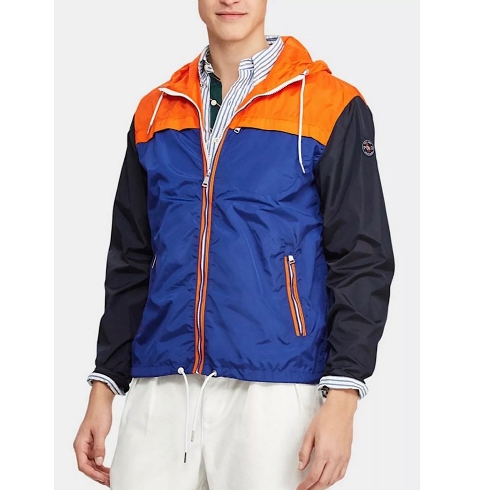 Polo Packable Colorblock Windbreaker